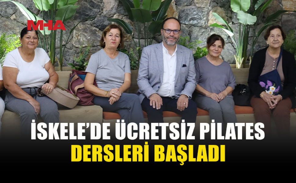 İSKELE BELEDİYESİ’NDEN YAŞ ALANLARA ÜCRETSİZ PİLATES DERSİ