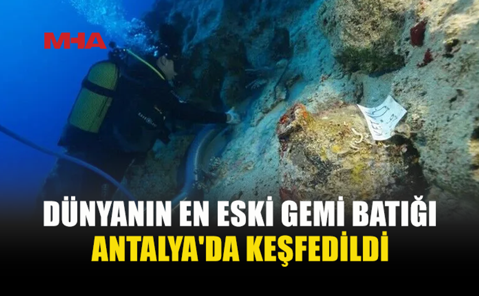 ANTALYA AÇIKLARINDA TARİHİ KEŞİF