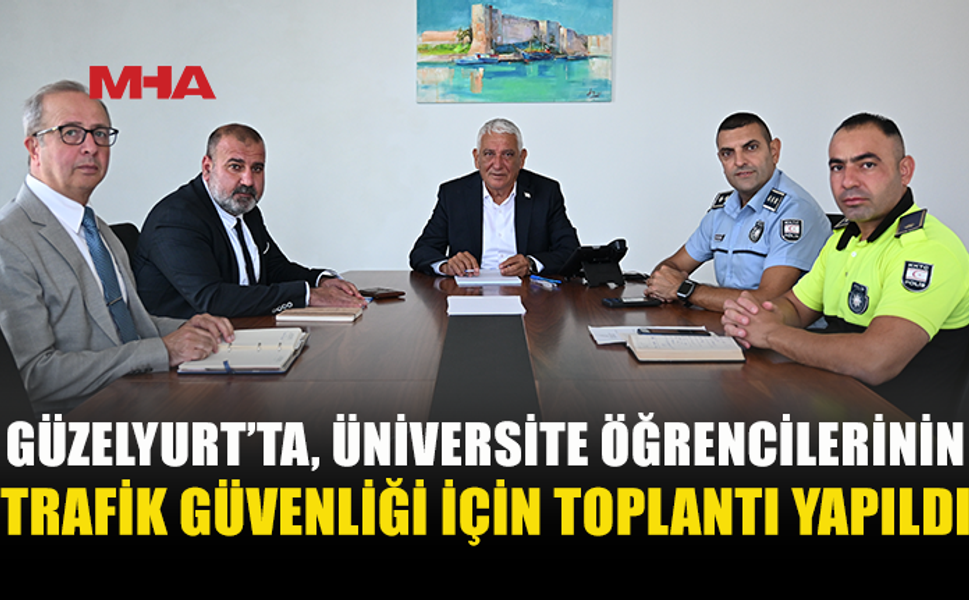 GÜZELYURT’TA ÖĞRENCİLERİN TRAFİK GÜVENLİĞİ GÖRÜŞÜLDÜ