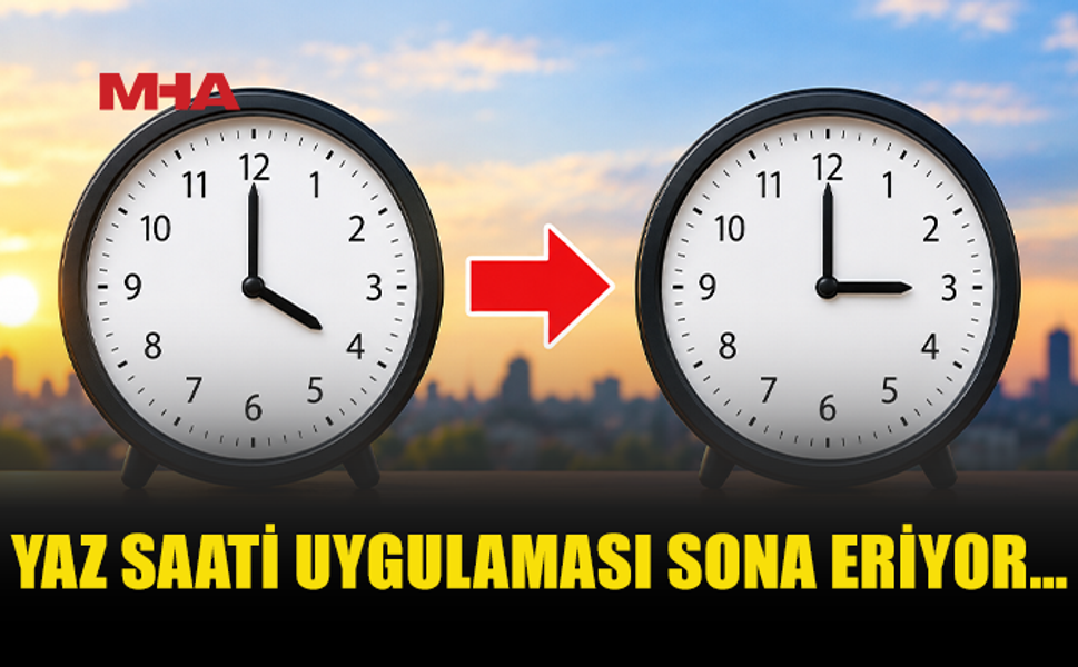 SAATLER BU GECE GERİ ALINACAK