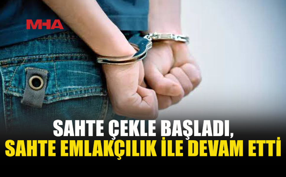 KENDİNİ EMLAKÇI GİBİ GÖSTERİP 1.200 STERLİNİ ALDI