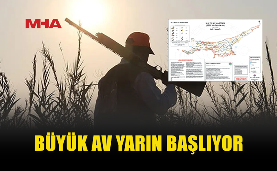 BÜYÜK AV SEZONU YARIN AÇILIYOR!