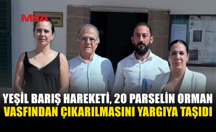 20 PARSELİN ORMAN VASFI KALDIRILDI: YEŞİL BARIŞ HAREKETİ DAVA AÇTI