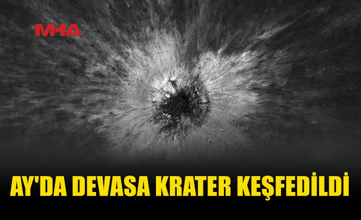 NASA AY’DA 222 METRELİK DEV KRATER BULDU
