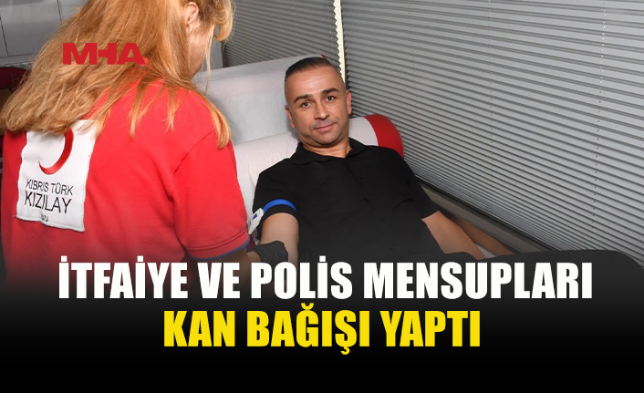 İTFAİYE VE POLİS MENSUPLARINDAN ÖRNEK DAVRANIŞ