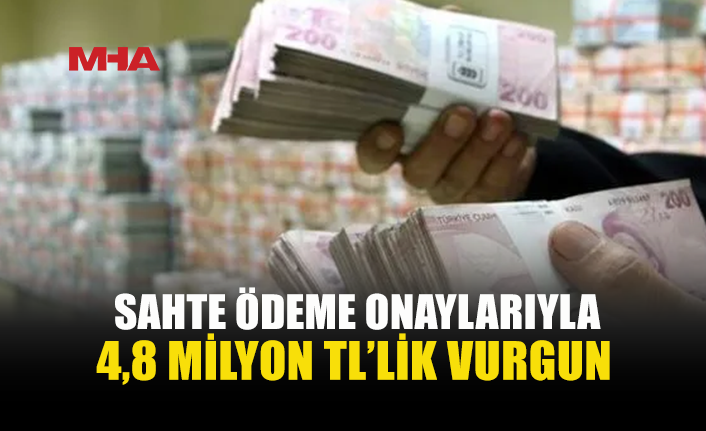 LEFKOŞA'DA SAHTE BELGELERLE 4,8 MİLYON TL’LİK VURGUN